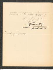 k.k. naturhistorisches Hofmuseum, Intendanzakten 1885-1896 (Hauer), Aktenzahl Z.317/1887, Seite 2